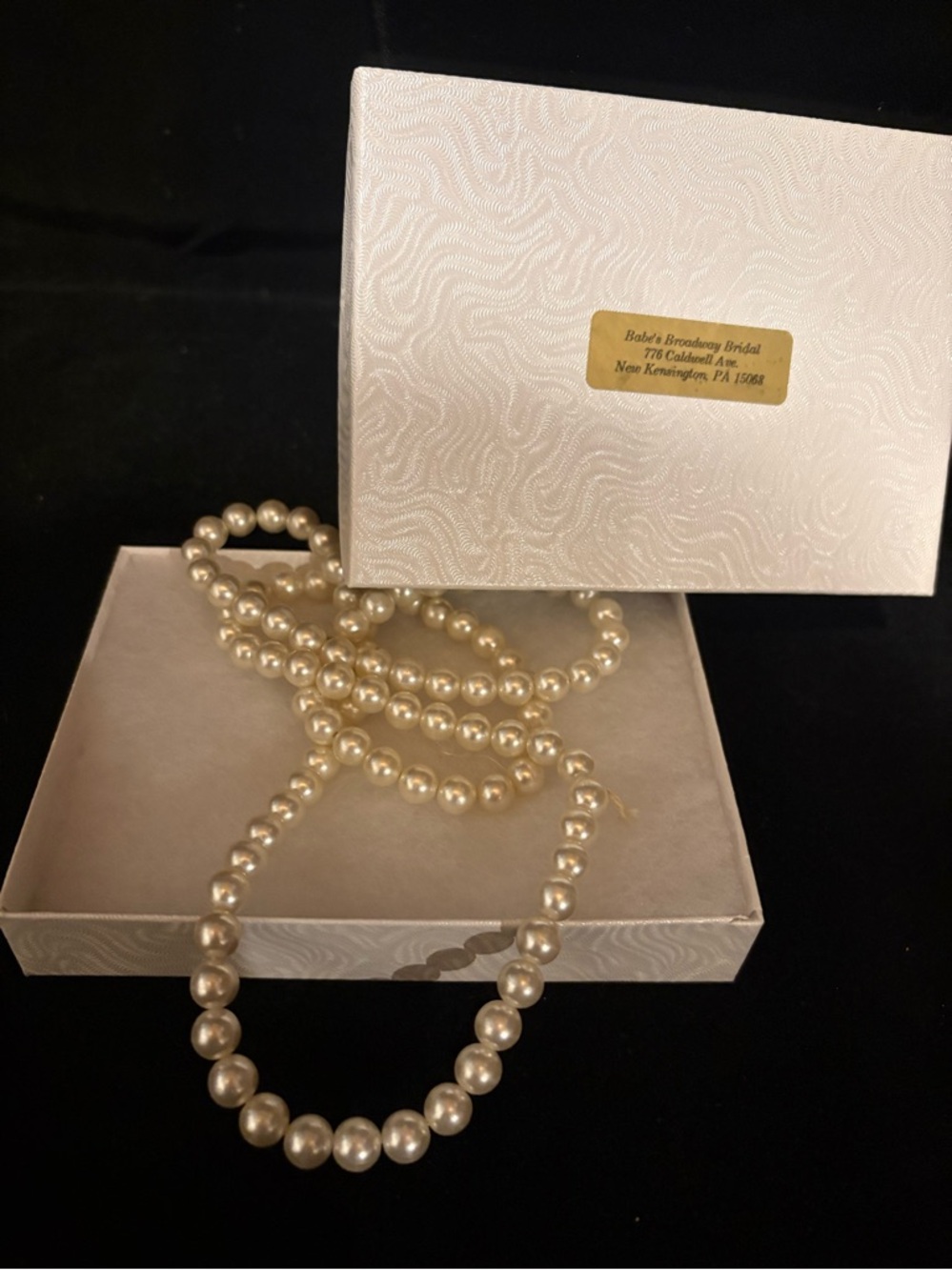 Classic White Beaded Pearl Strand Necklace - Women Jewelry
